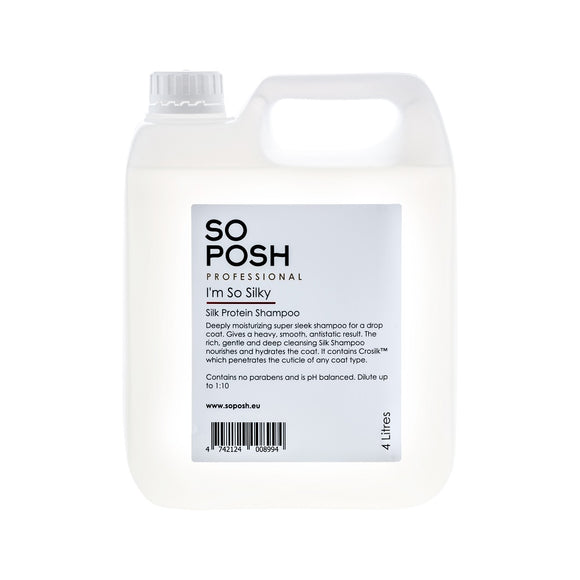 So Posh I'm So Silky Shampoo – Moisturizing Smoothing Formula, Concentrate 1:10, 4L