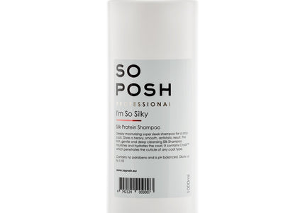 So Posh I'm So Silky Shampoo – Moisturizing Smoothing Formula, 1:10 Concentrate, 1L Bottle