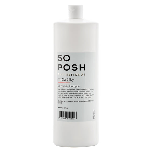 So Posh I'm So Silky Shampoo – Moisturizing Smoothing Formula, 1:10 Concentrate, 1L Bottle