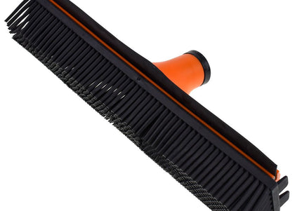 V7 Rubber Grooming Broom – Telescopic Pole, Innovative Red Design, Efficient Hair Removal