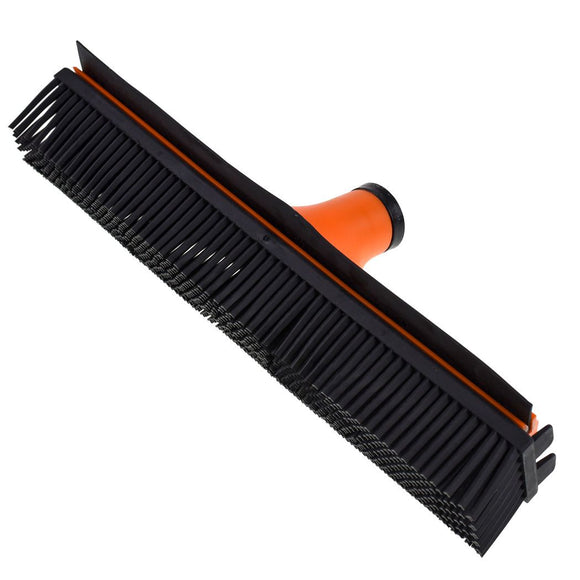 V7 Rubber Grooming Broom – Telescopic Pole, Innovative Red Design, Efficient Hair Removal