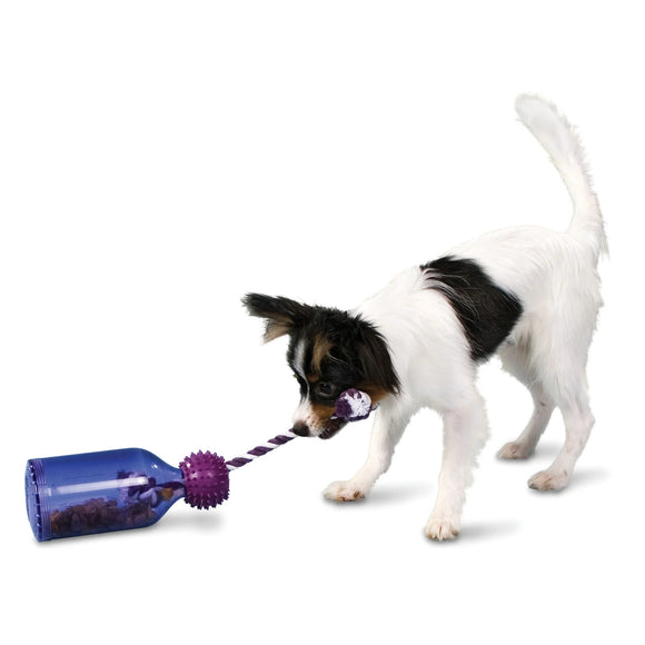 PetSafe Busy Buddy Tug-A-Jug Treat Toy – Extra Small Durable Interactive Bottle