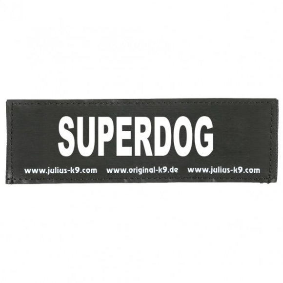 Julius-K9 Superdog Patch Set – Durable Velcro Accessory, 2 Pieces for Julius Harnesses