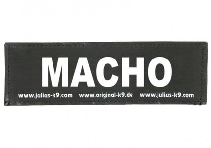 Julius-K9 Macho Patch XXXS – Custom Label Accessory, 2x8cm Size for Suspenders