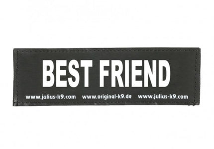 Julius K9 Best Friend Patch Set – Velcro Attachment, Small Size, 2 Pieces