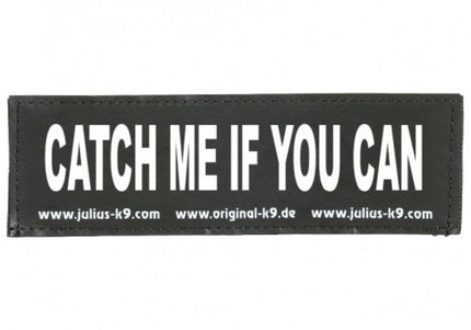 Julius-K9 Catch Me If You Can Patch Set – Durable Velcro Attachments, 2 Pieces