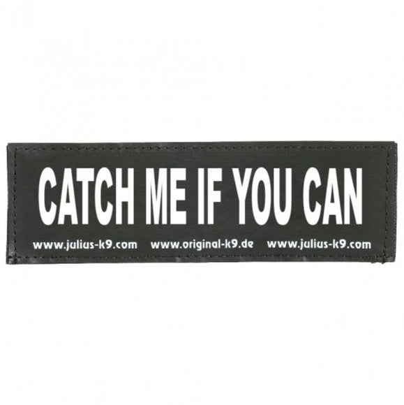 Julius-K9 Catch Me If You Can Patch Set – Durable Velcro Attachments, 2 Pieces