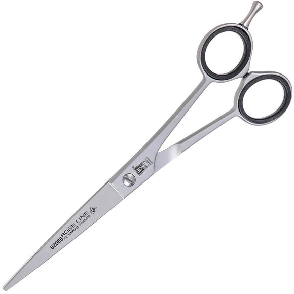 Witte Rose Line 6.5" Straight Grooming Scissors – Micro-Bevel Edge, Precision Cutting
