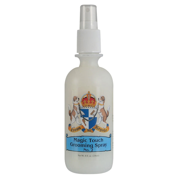 Crown Royale Magic Touch Formula 2 RTU Antistatic Gloss Spray, 236ml – Enhances Shine and Smoothness