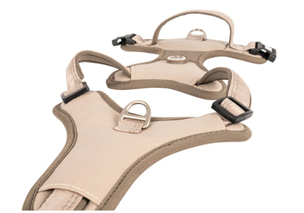 Max&Molly Matrix 2.0 Sport Harness – Adjustable Sand Beige with QR ID, Medium Size