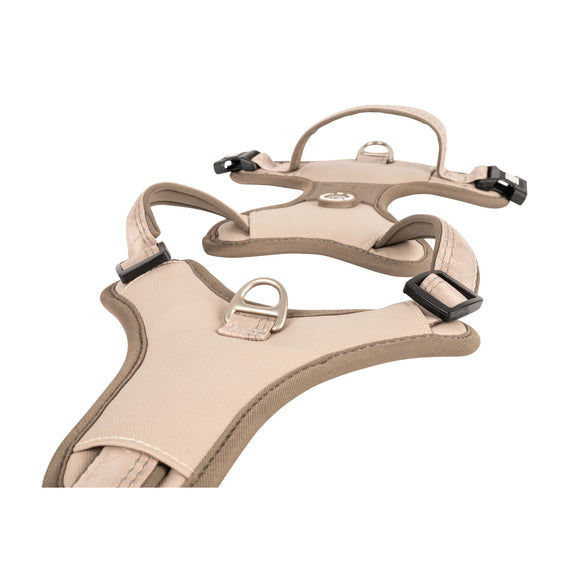 Max&Molly Matrix 2.0 Sport Harness – Adjustable Sand Beige with QR ID, Medium Size