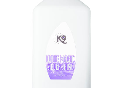 K9 White Magic Silver Shine Spray – Multi-Purpose Conditioner, Brightening Formula, 5.7L