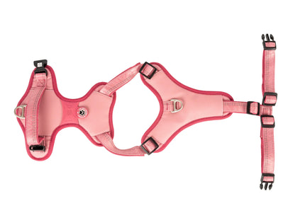 Max&Molly Matrix 2.0 Sport Harness – Adjustable QR ID Dog Harness, Pastel Pink, Small