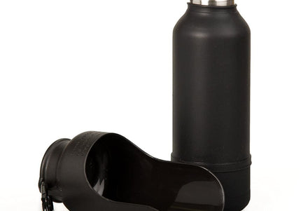 KONG H2O Insulated Bottle 740ml – Double-Walled Stainless Steel, Leakproof Black Design