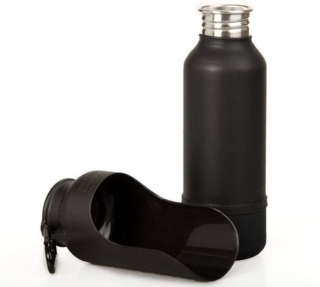 KONG H2O Insulated Bottle 740ml – Double-Walled Stainless Steel, Leakproof Black Design