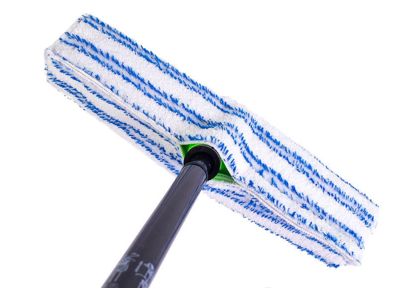 V7 Microfiber Mop Head – High-Quality Velcro Attachment, Compatible with Broom Handles