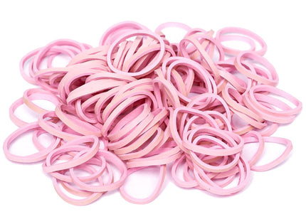 Paw Marks Latex Wrapping Bands 16mm – Super Durable Large Hair Curlers, 1500 Sky Blue Pieces