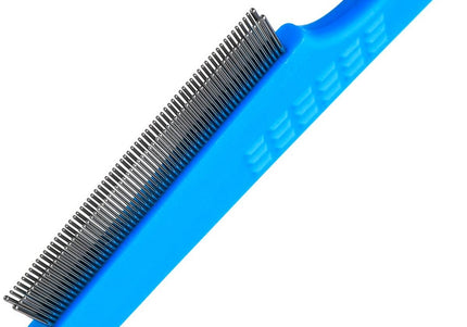 Groom Professional Double-Row Flea Comb – Mini Fine-Tooth Design, Effective Flea and Egg Removal