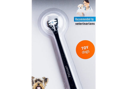 Petosan Miniature Dog Toothbrush – Soft Bristles, Ergonomic Design for Small Breeds