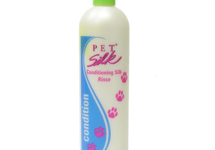 Pet Silk Conditioning Silk Rinse 473ml – Moisturizing Silk-Infused Concentrate, Suitable for All Coat Types