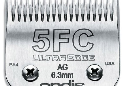 Andis UltraEdge No. 5FC Clipper Blade – 6.3mm Stainless Steel, Durable Precision Cutting