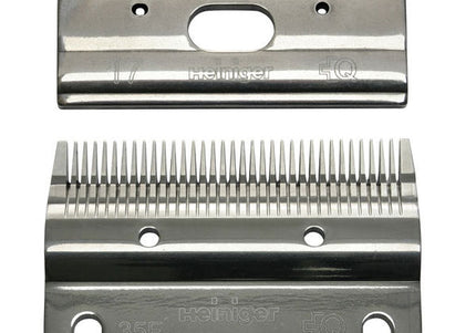 Heiniger 35F/17 Horse Clipper Blade Set – Precision Stainless Steel, 1–2mm Cutting Height