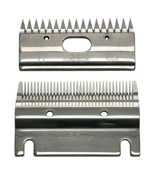 Heiniger 35F/17 Horse Clipper Blade Set – Precision Stainless Steel, 1–2mm Cutting Height