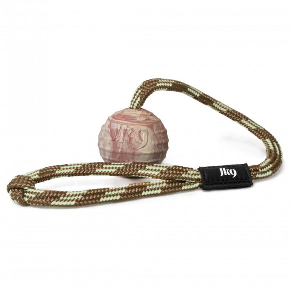 Julius K9 Rubber Ball with Handle – Medium Durable Training Toy, Non-Toxic Material