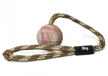 Julius K9 Rubber Ball with Handle – Medium Durable Training Toy, Non-Toxic Material