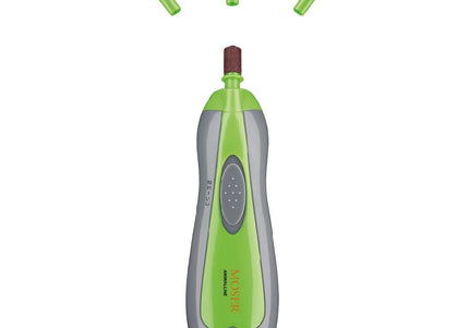 Moser Cordless Nail Grinder – Battery-Powered Dual Rotation Grooming Tool, Ergonomic Design