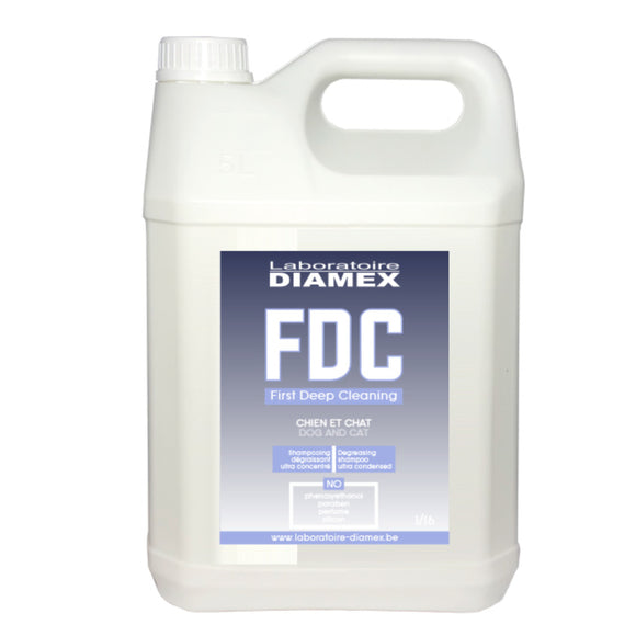 Diamex First Deep Cleaning Shampoo 5L – Universal Concentrated Formula, Intense Cleansing Power 1:16