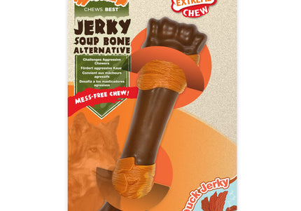 Nylabone Extreme Duck Jerky Bone XL – Safe Duck-Flavored Chew, Extra Large Size