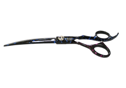 Groom Professional Sirius Curved Scissors 7 Inch – Precision 18cm Stainless Steel, Ergonomic Design