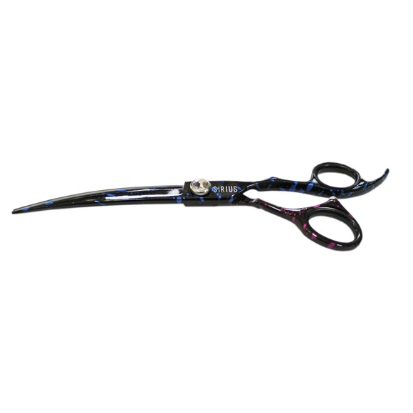 Groom Professional Sirius Curved Scissors 7 Inch – Precision 18cm Stainless Steel, Ergonomic Design