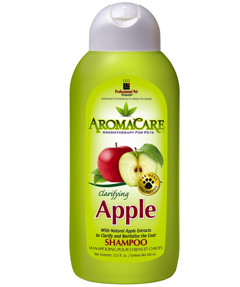 PPP AromaCare Clarifying Apple Shampoo – Concentrated 1:32 Formula, Cleanses and Brightens Coat, 400ml