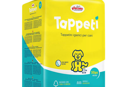 Record Absorbent Training Pads 60x60cm – Leak-Proof, Quick-Dry Design, 50 Pack