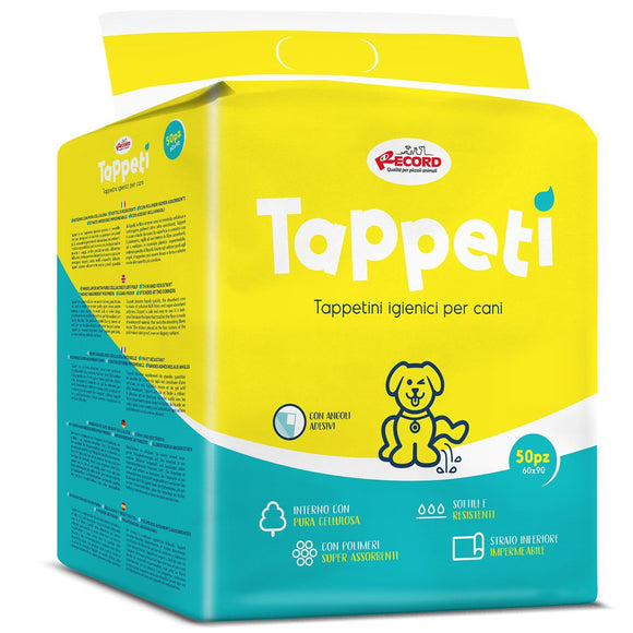 Record Absorbent Training Pads 60x90cm – Leak-Proof, Quick-Dry Design, 50 Pack