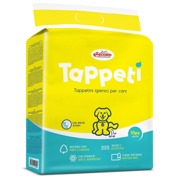 Record Tappeti 60x90cm Absorbent Training Pads – Extra Large, Leak-Proof, 10 Pack