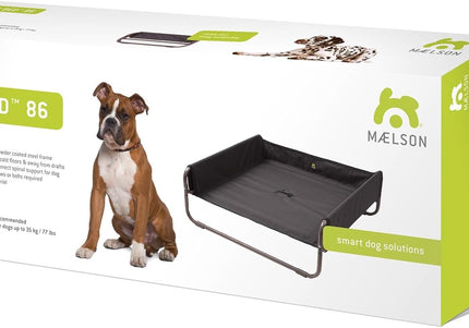 Maelson Soft Bed Tan – Solid Framed Dog Bed, Beige, Large Size 86cm, Supportive Comfort