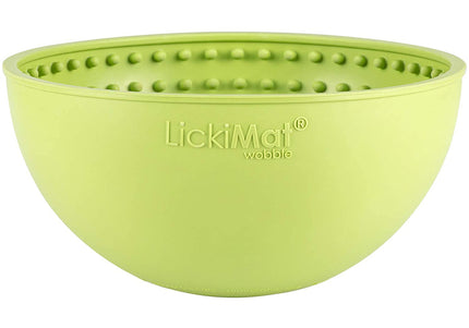 Lickimat Wobble Licking Bowl – Purple Textured Slow-Feed Design, Promotes Calm and Healthy Eating