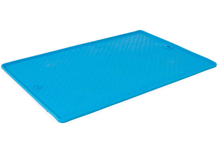 Dexas Grippmat L Silicone Feeding Mat – Large Non-Slip Surface, 60x43cm, Graphite
