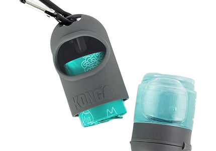 KONG Mini HandiPOD Interchangeable Starter Kit – Compact Bag Dispenser with Disinfectant and Flashlight