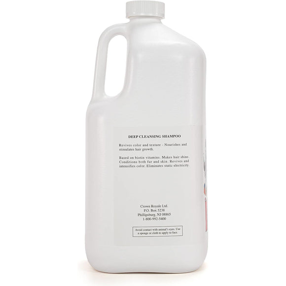 Crown Royale Deep Cleansing Shampoo – Revitalizing Formula, 3.8L, Intense Coat Renewal