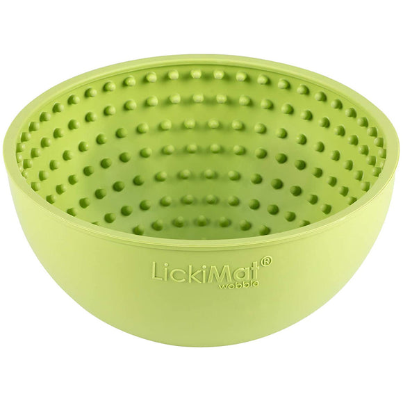 Lickimat Wobble Licking Bowl – Purple Textured Slow-Feed Design, Promotes Calm and Healthy Eating