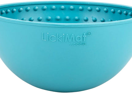 Lickimat Wobble Licking Bowl – Purple Textured Slow-Feed Design, Promotes Calm and Healthy Eating