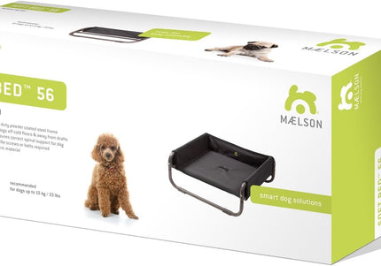 Maelson Soft Bed Tan – Solid Framed Dog Bed, Beige, Large Size 86cm, Supportive Comfort