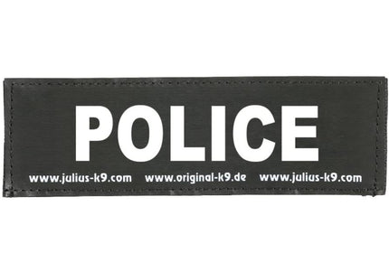 Julius K9 Police Patch Set – Large Velcro Attachment, 2 Pieces, Custom Fit for Harnesses