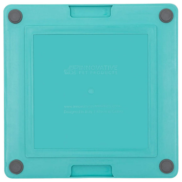 LickiMat Tuff Buddy Cat Licking Mat – Hard Textured Turquoise Design, Durable and Entertaining