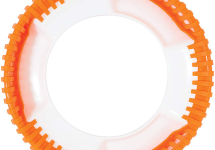 Chuckit! Rugged Fetchwheel 20cm – Durable Floating Ring Toy, Blue, Long-Lasting Design