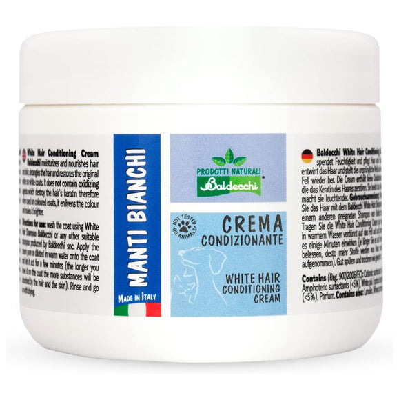 Baldecchi White Hair Conditioning Cream – Concentrated Mask with Lanolin and Proteins, 250ml